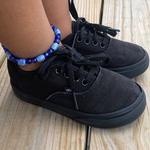 Black Vans Size 8
